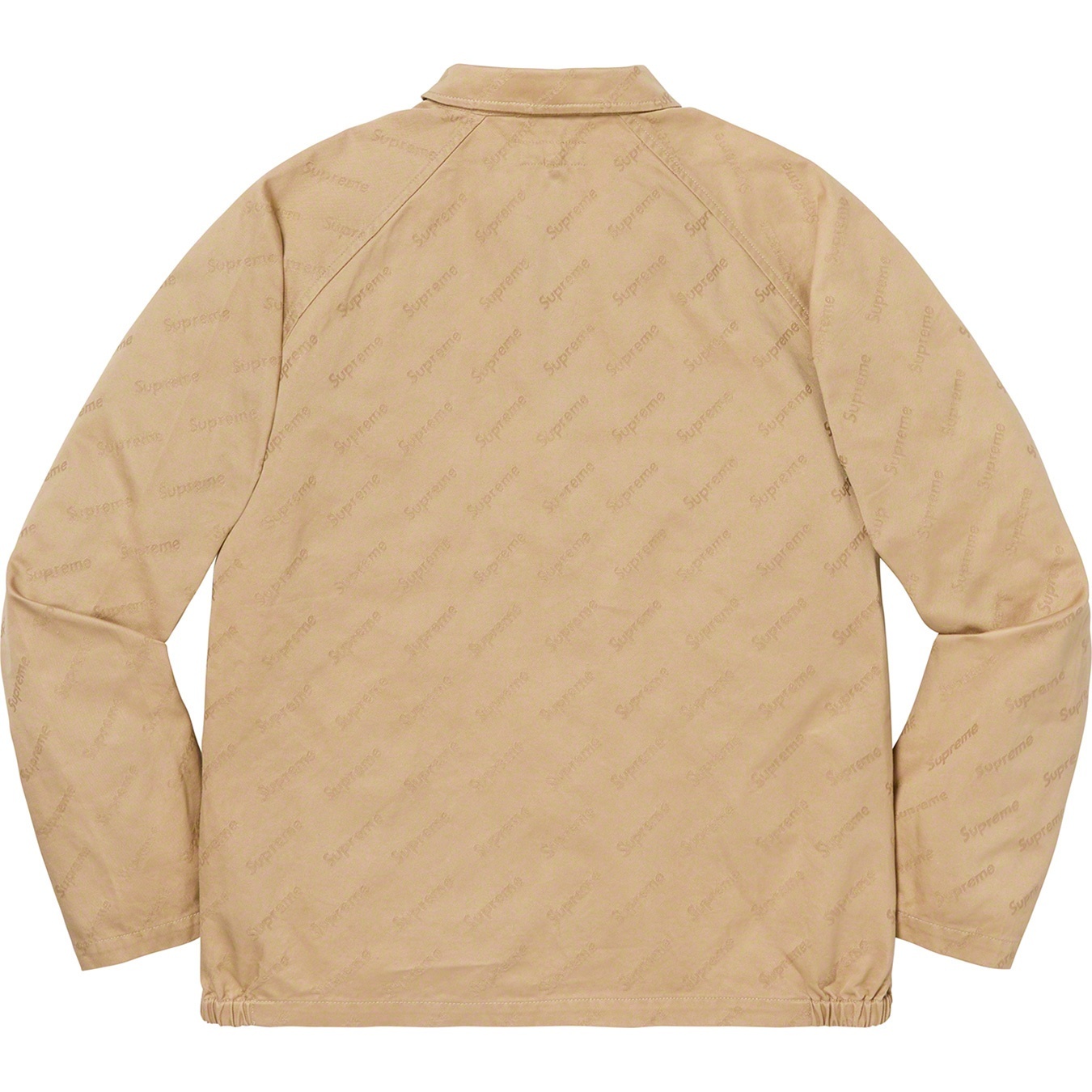 Snap Front Jacquard Logos Twill Jacket view 7